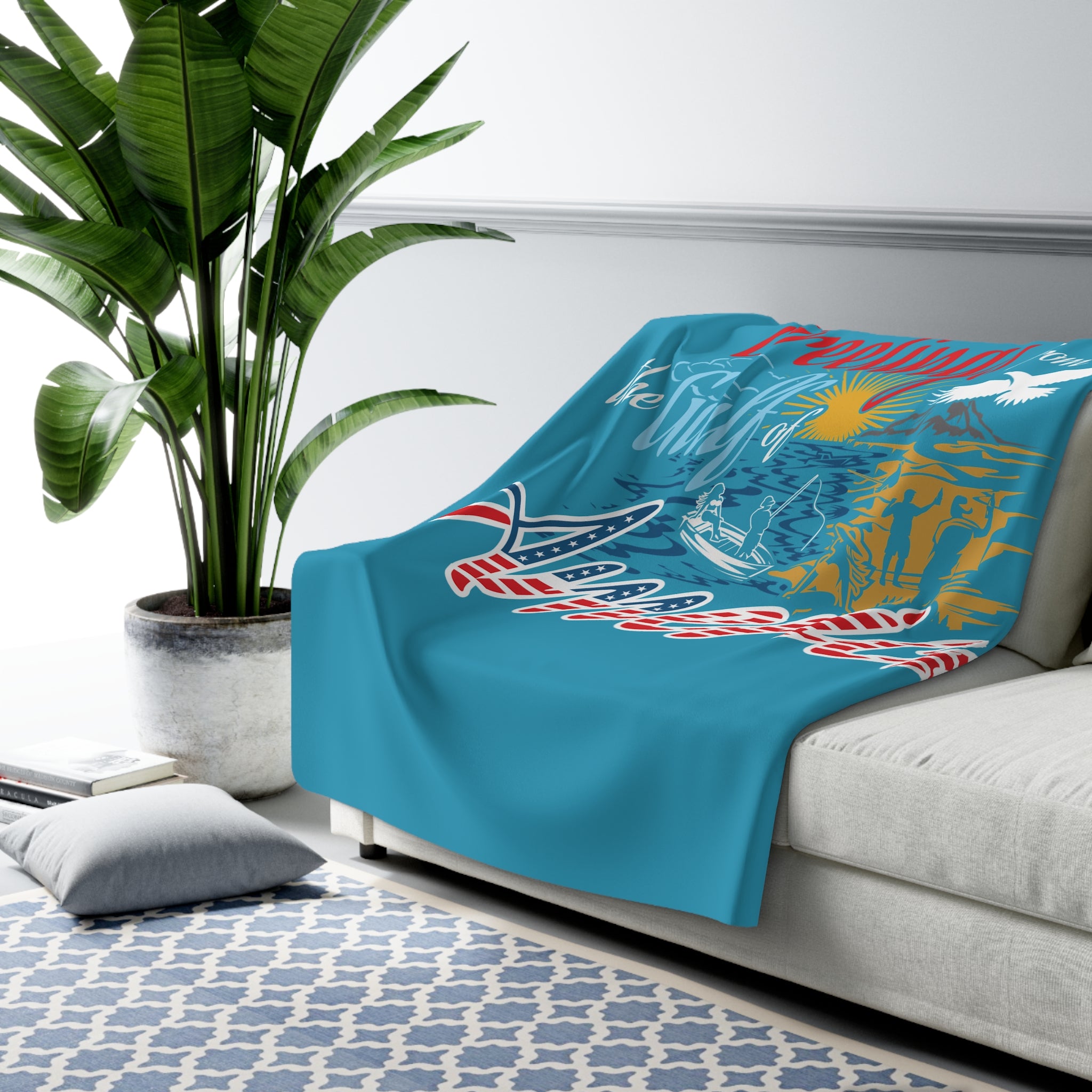 Gulf of America - Sherpa Fleece Blanket