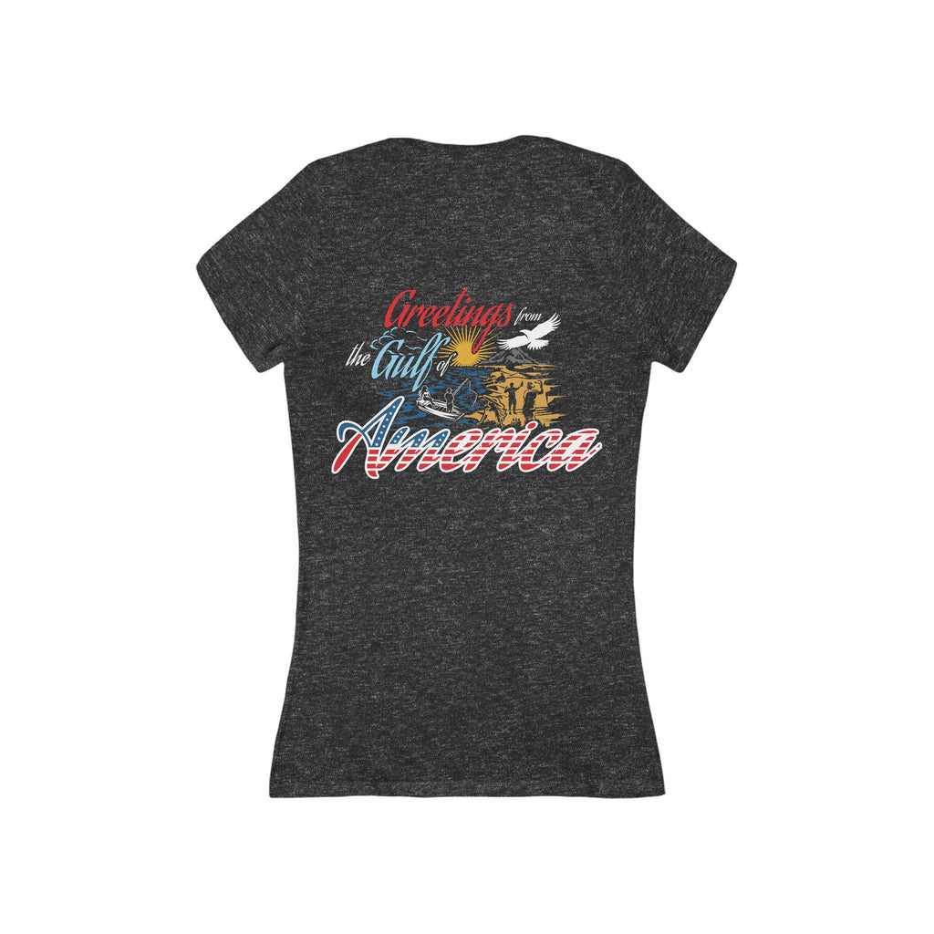Gulf of America - Women's Deep V-Neck Tee
