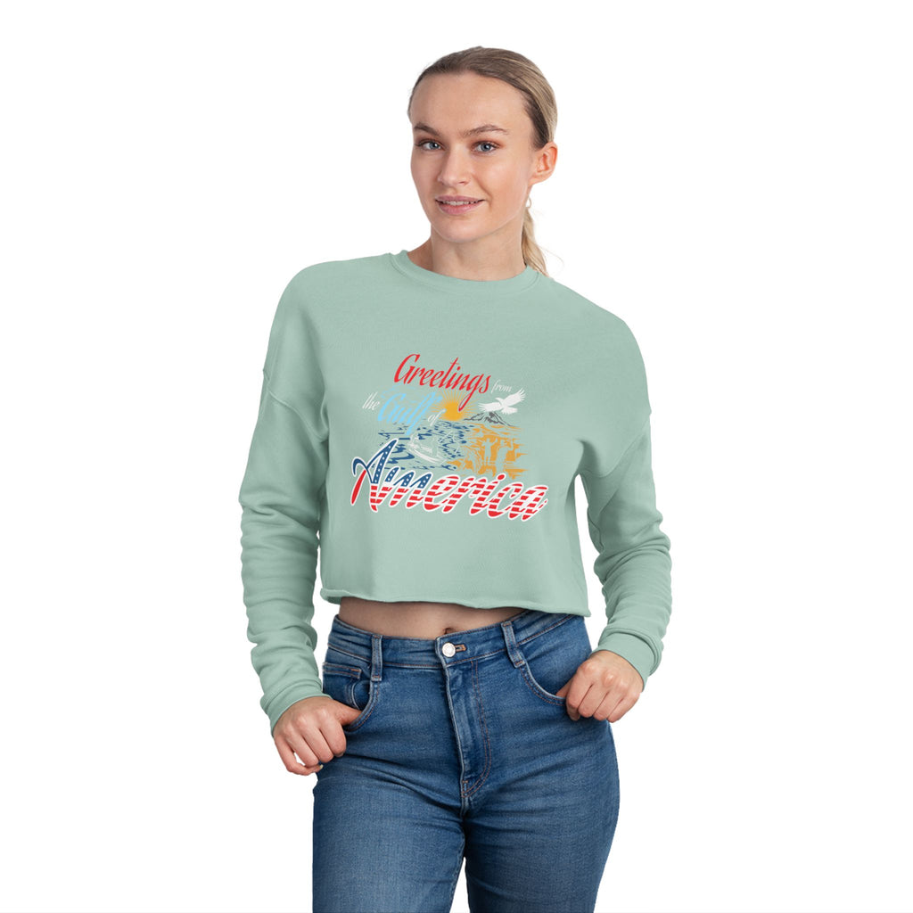 Gulf of America - Women's Crop Sweatshirt