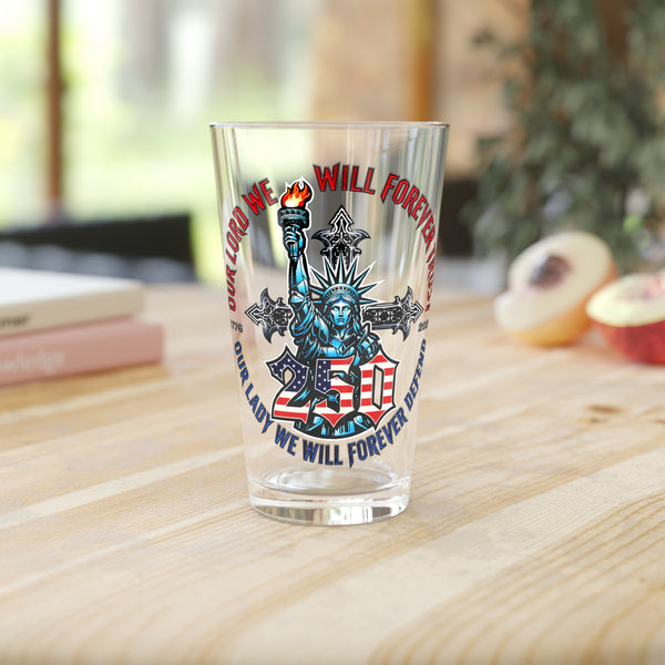 250 Liberty Cross - Pint Glass, 16oz.