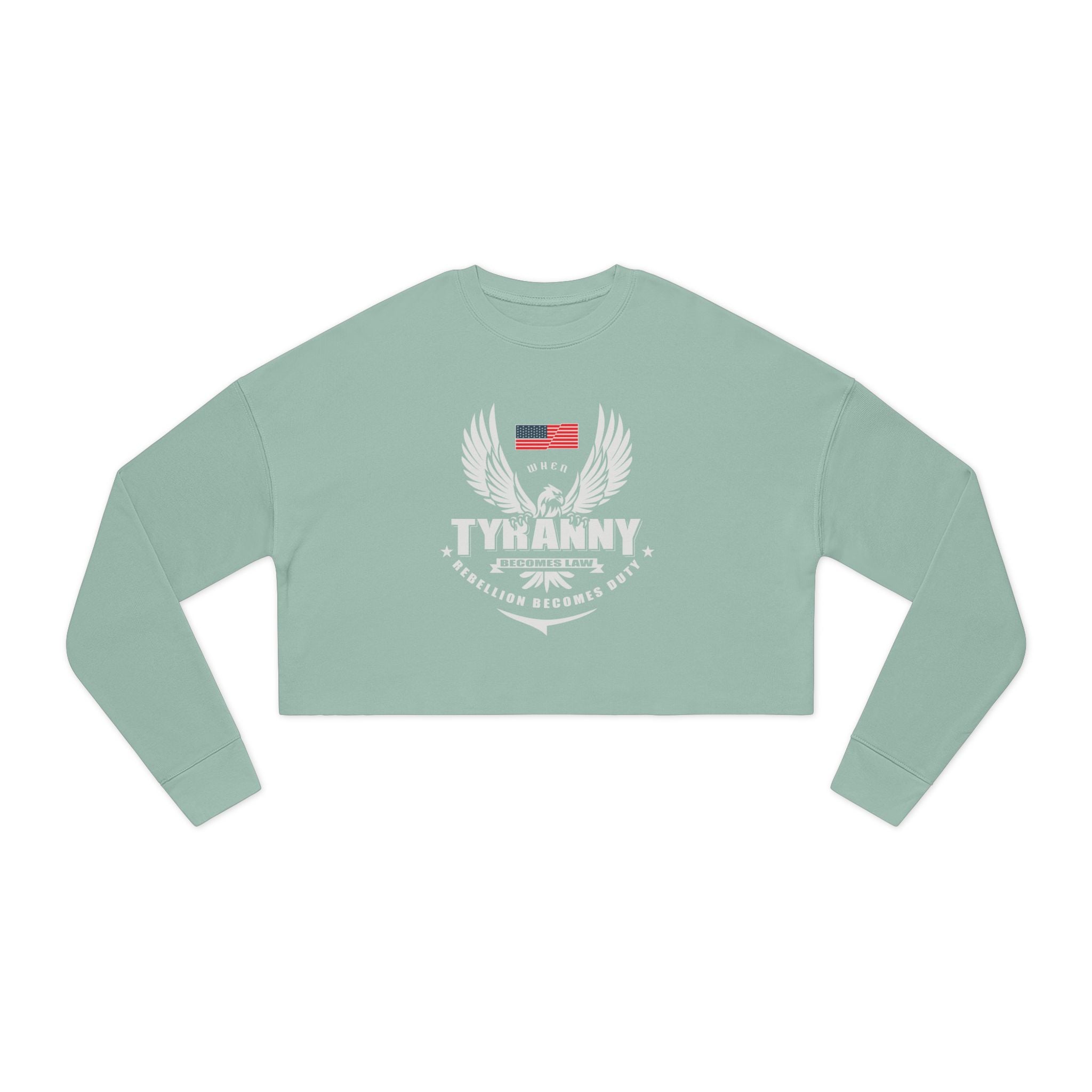 Rebellion Becomes Duty - Women's Crop Sweatshirt