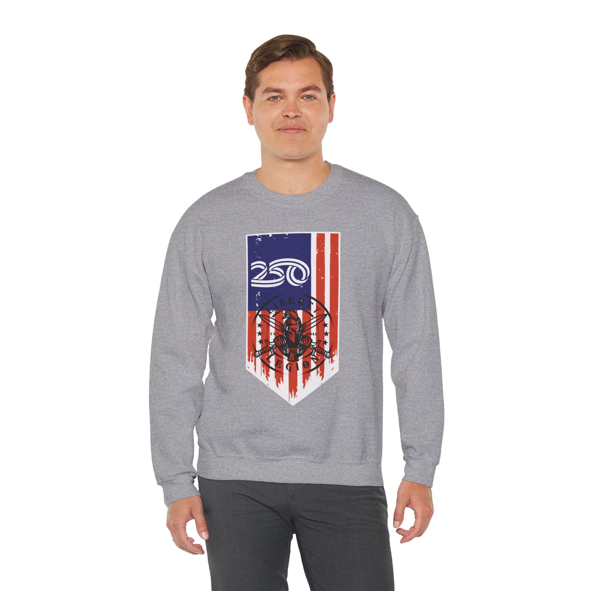 250 Vertical Flag - Crewneck Sweatshirt