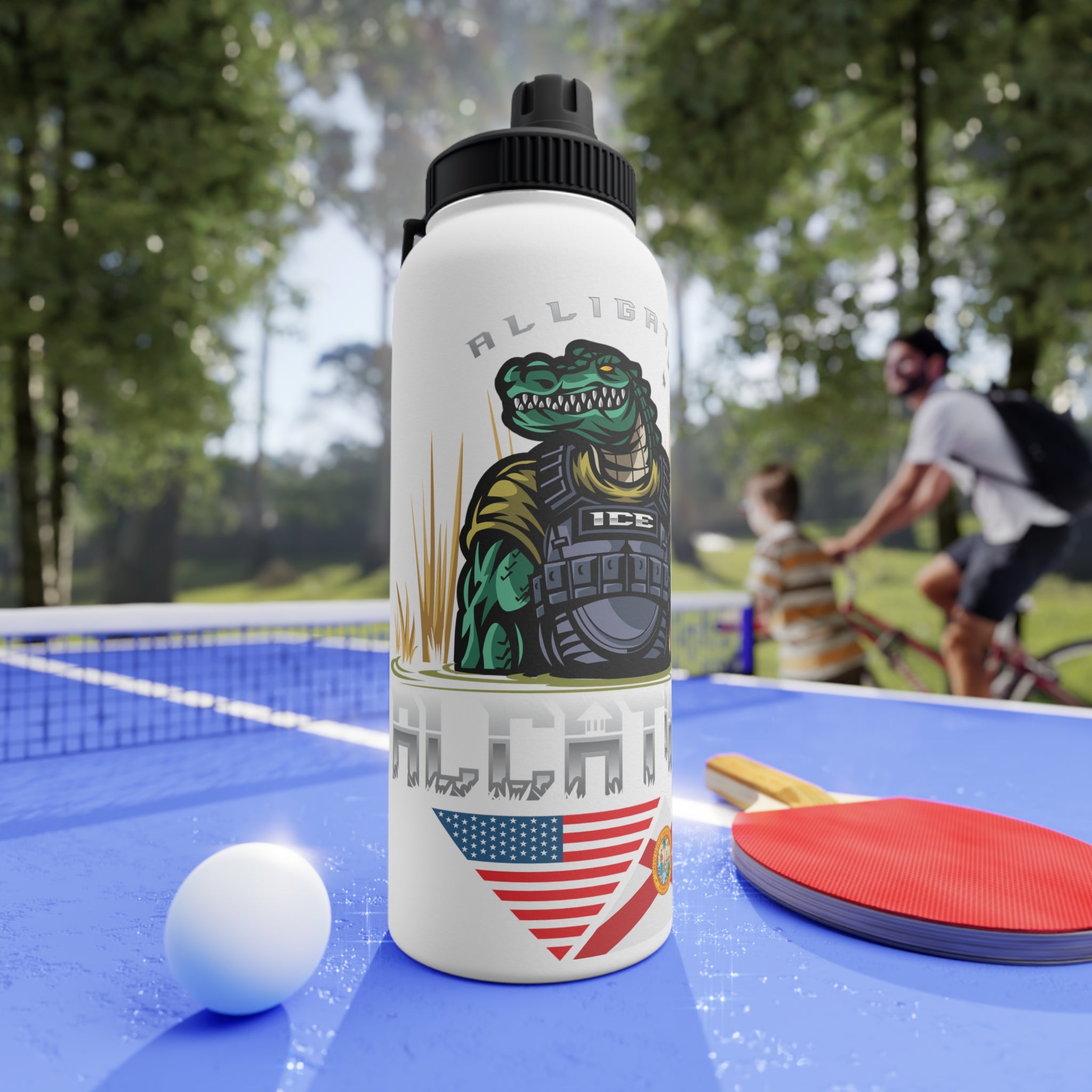 Alligator Alcatraz - Stainless Steel Bottle