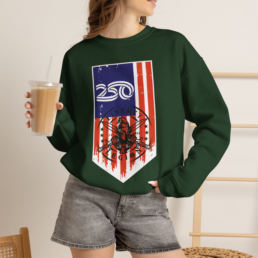 250 Vertical Flag - Crewneck Sweatshirt