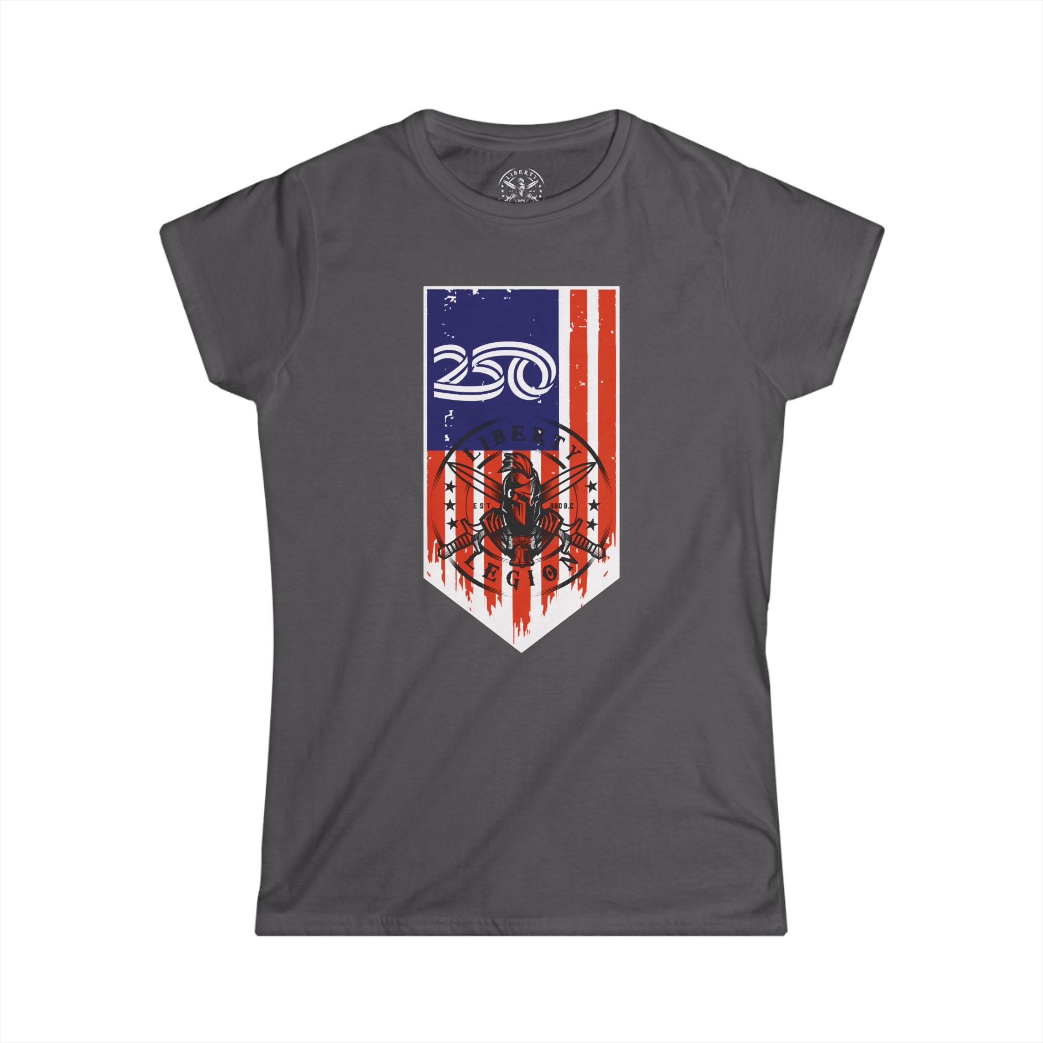 250 Vertical Flag - Women's Soft Tee