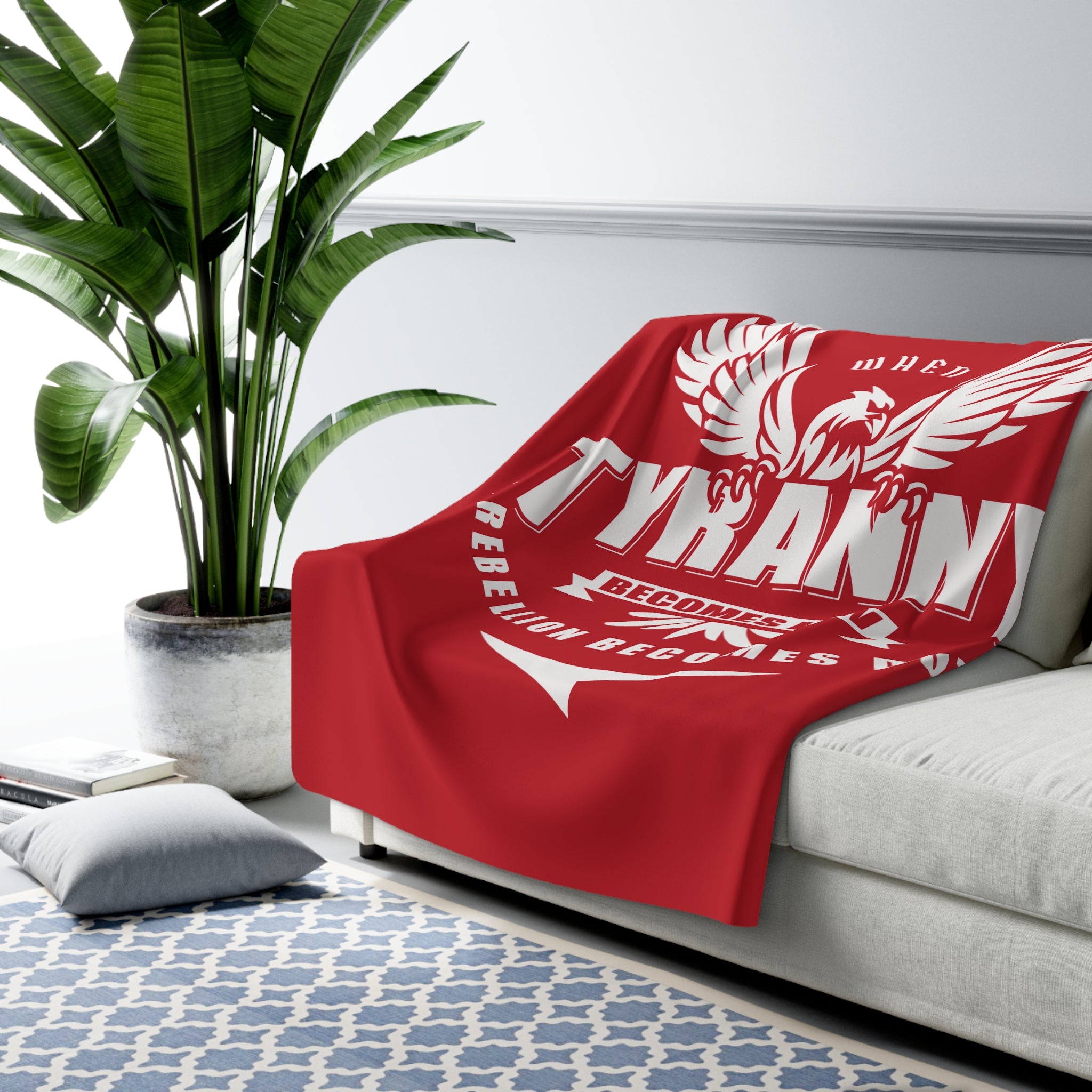 Rebellion Becomes Duty - Sherpa Fleece Blanket