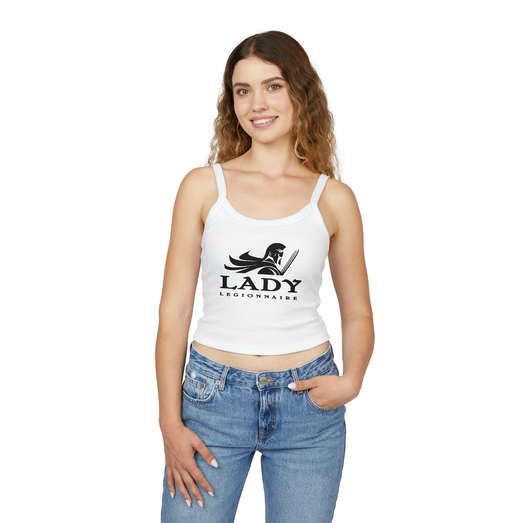 Lady Legionnaire - Women's Spaghetti Strap Crop Tank