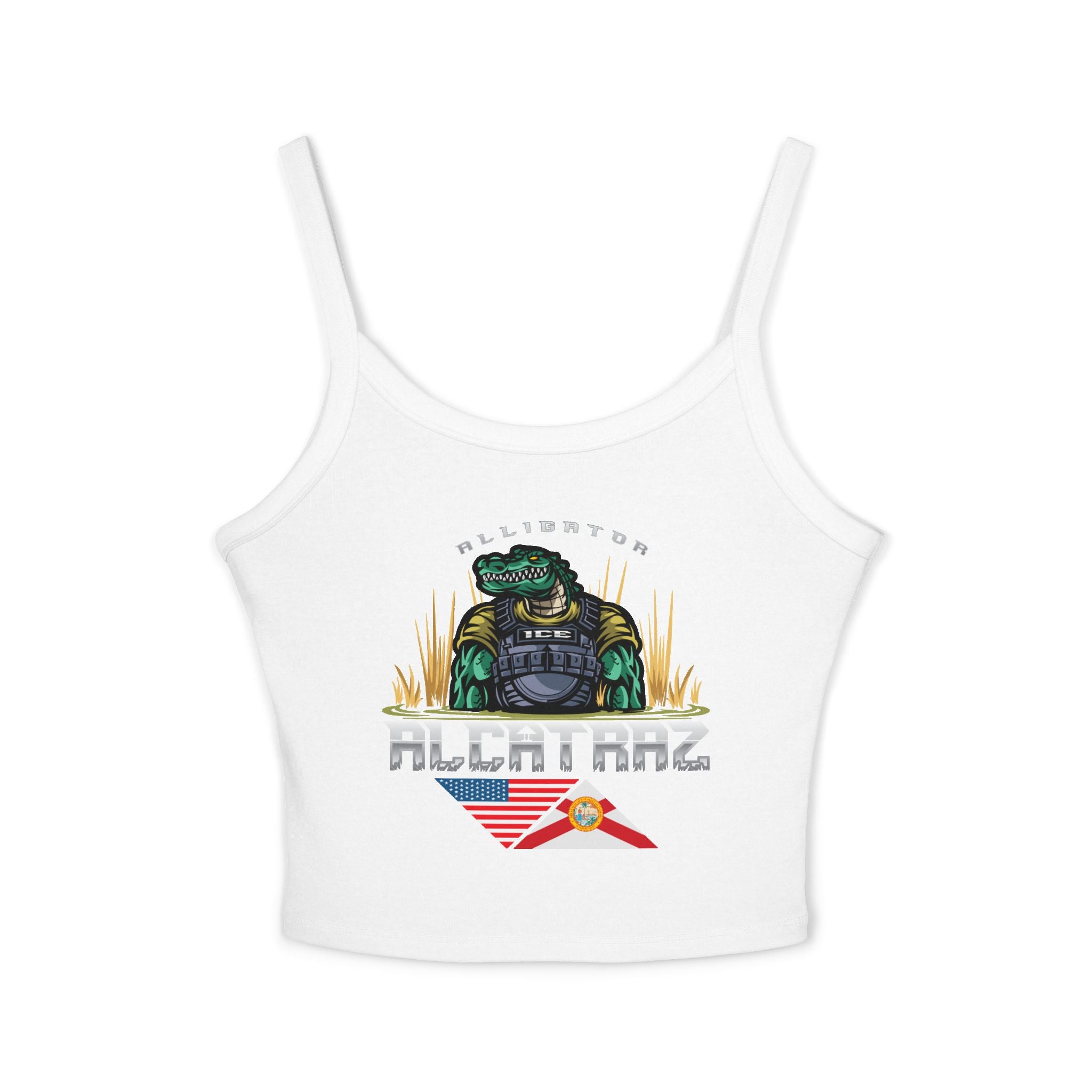 Alligator Alcatraz - Women's Spaghetti Strap Tank