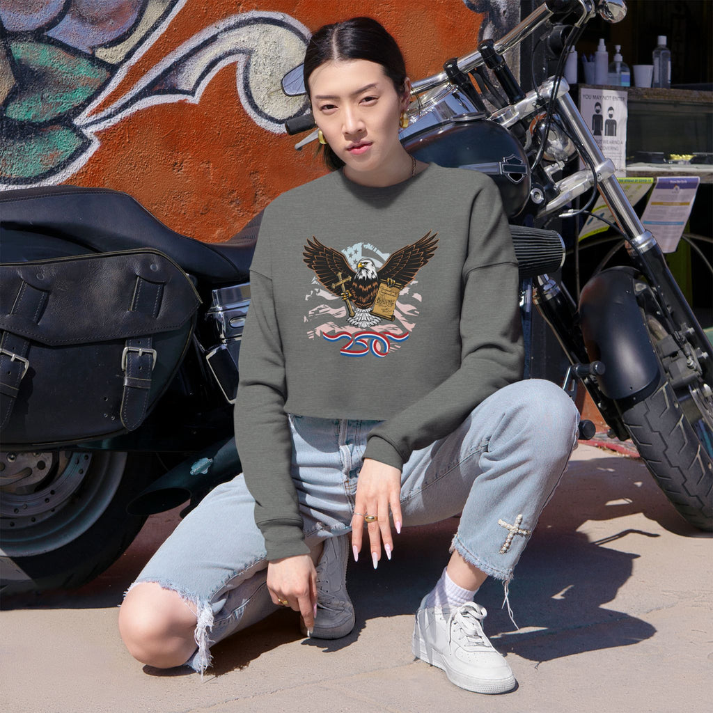250 Eagle - Women's Crop Sweatshirt