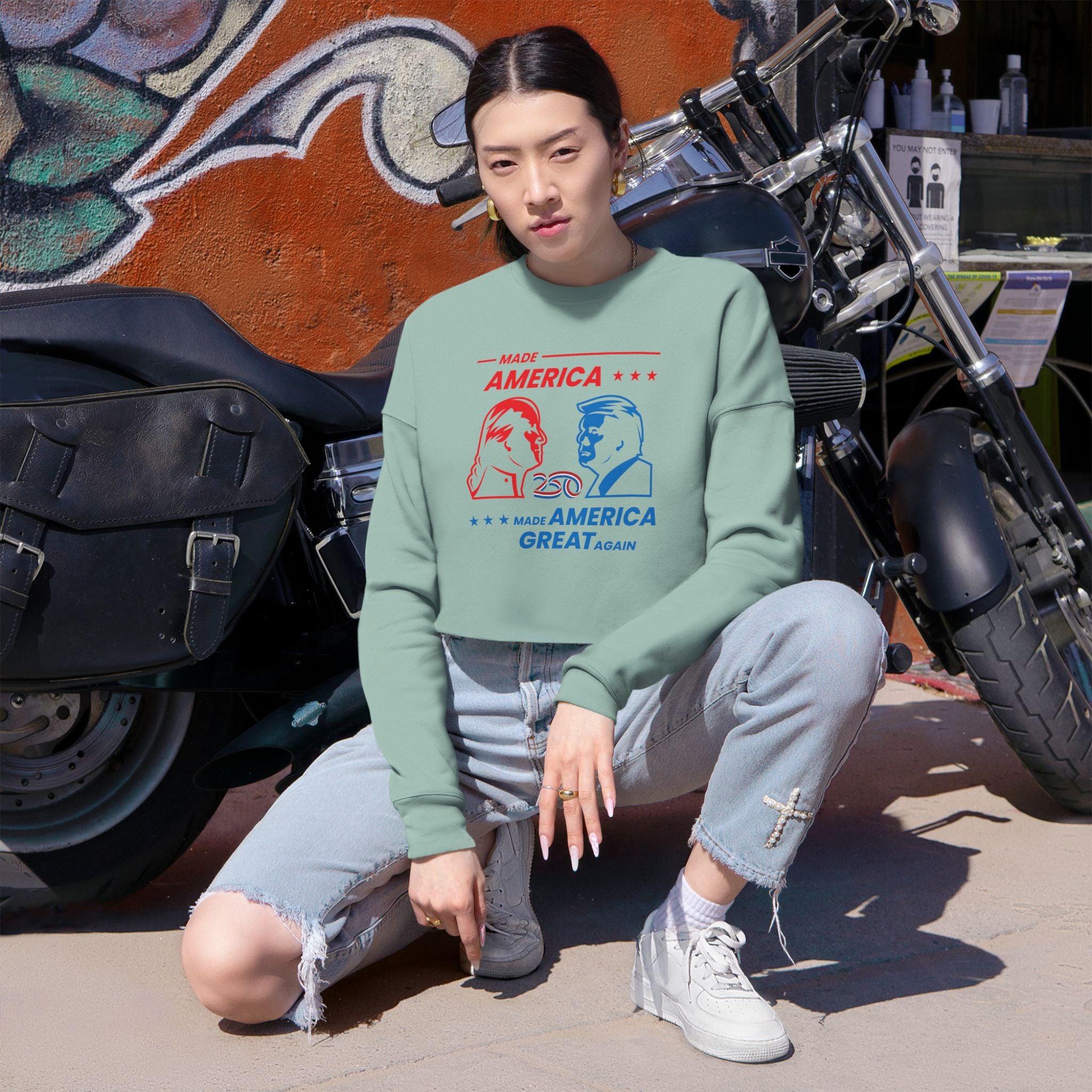 250 Presidential - Women's Crop Sweatshirt