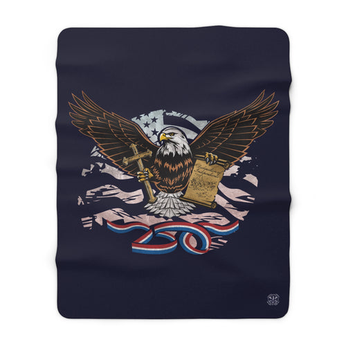 250 Eagle - Sherpa Fleece Blanket