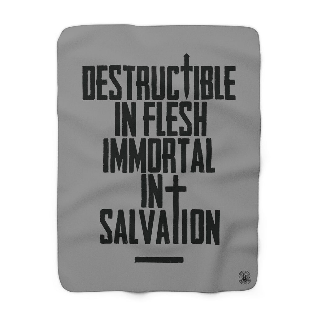 Immortal in Salvation - Sherpa Fleece Blanket