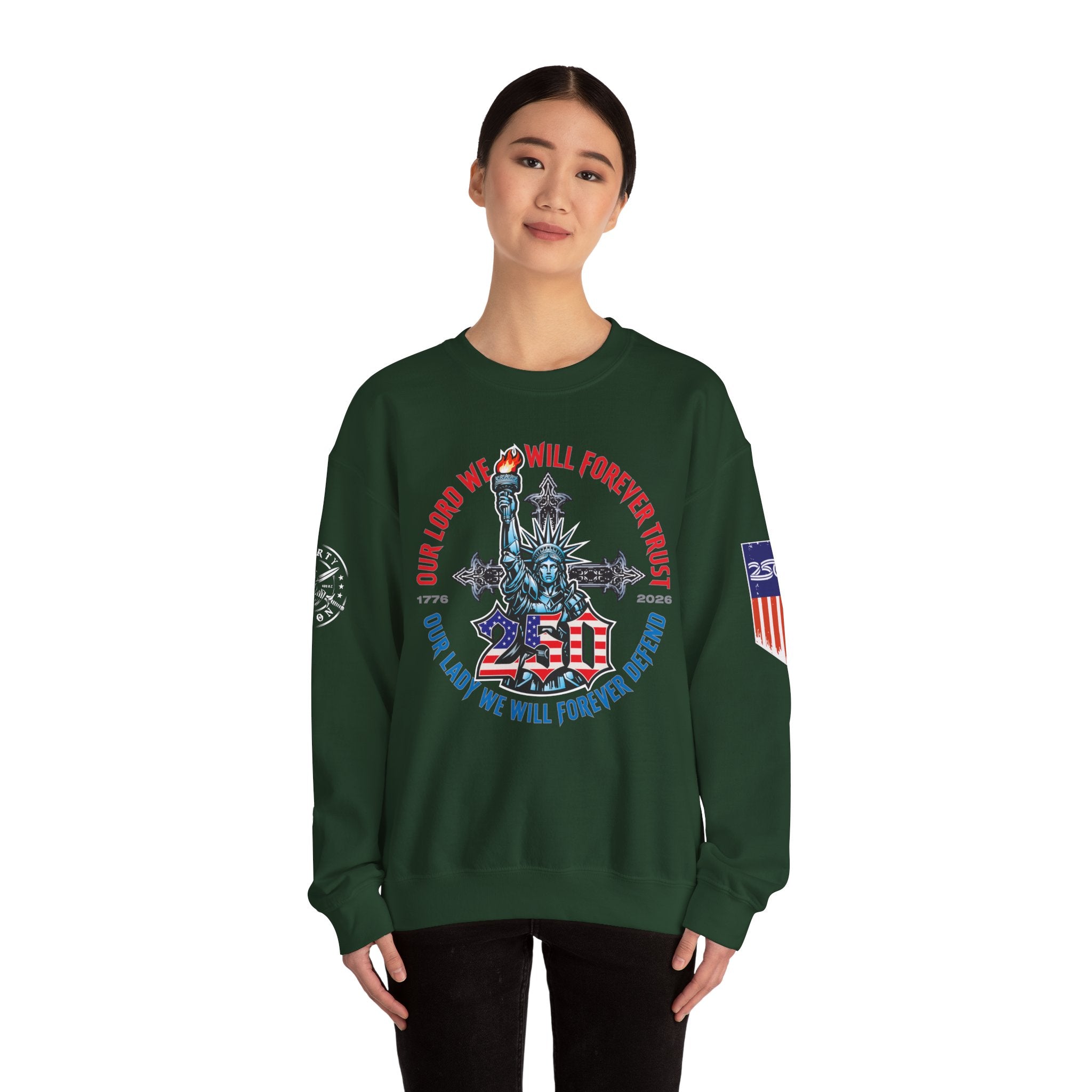 250 Liberty Cross - Crewneck Sweatshirt