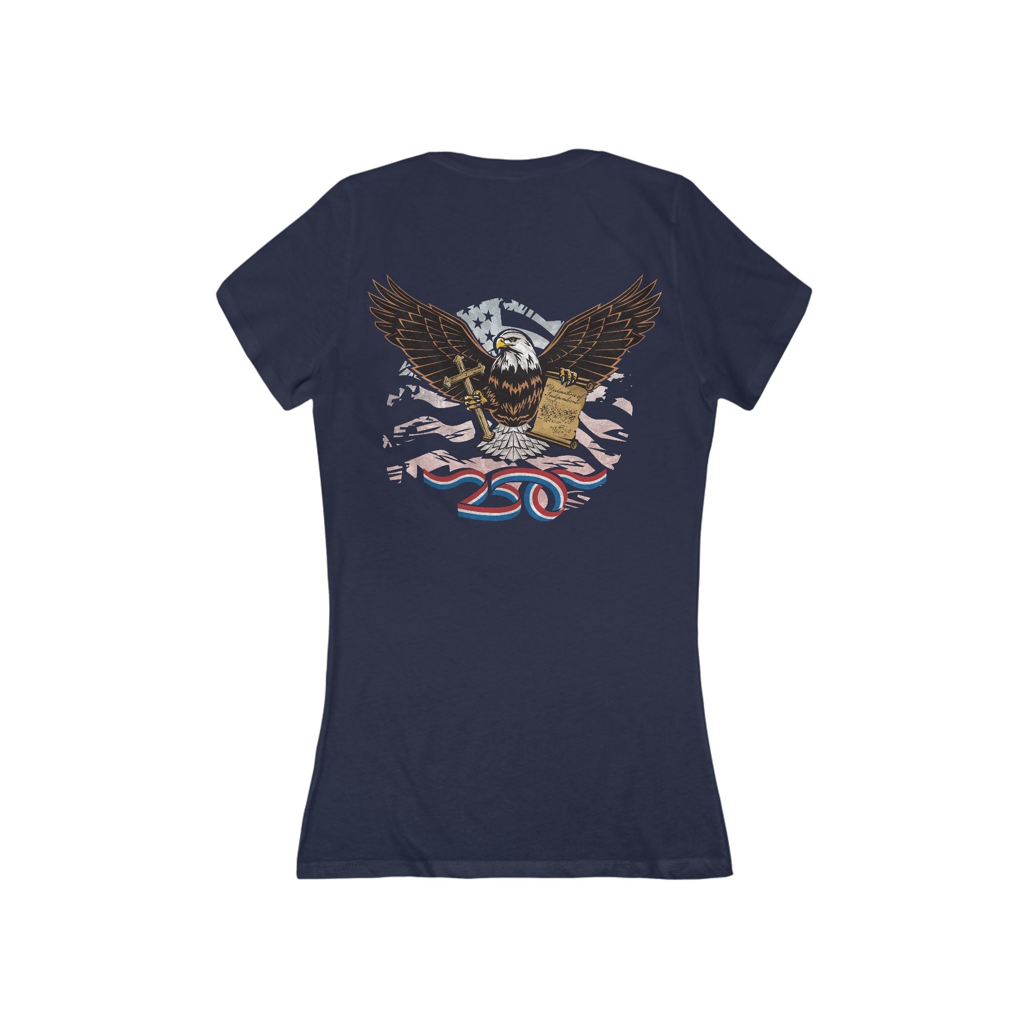 250 Eagle - Women's Deep V-Neck Tee
