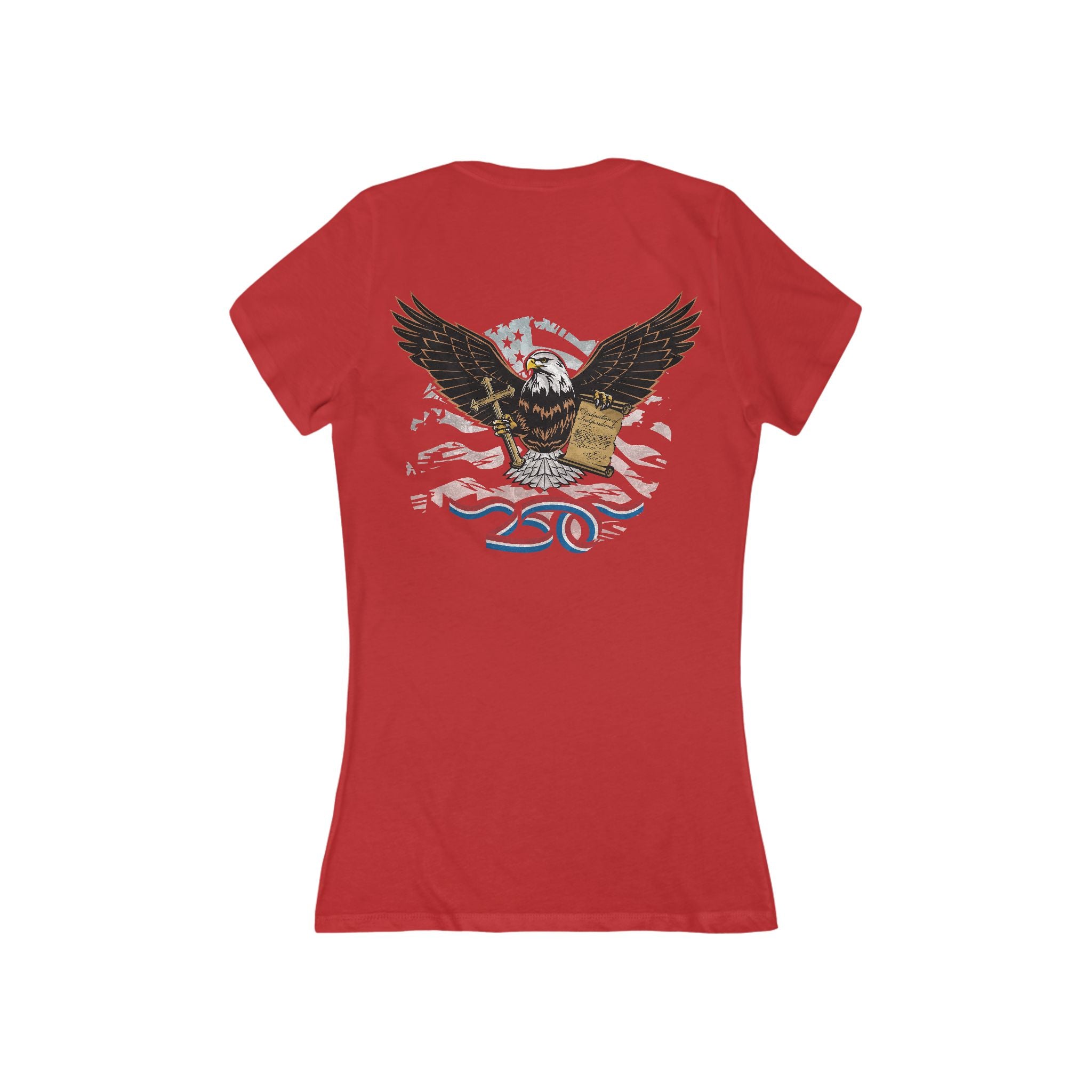 250 Eagle - Women's Deep V-Neck Tee
