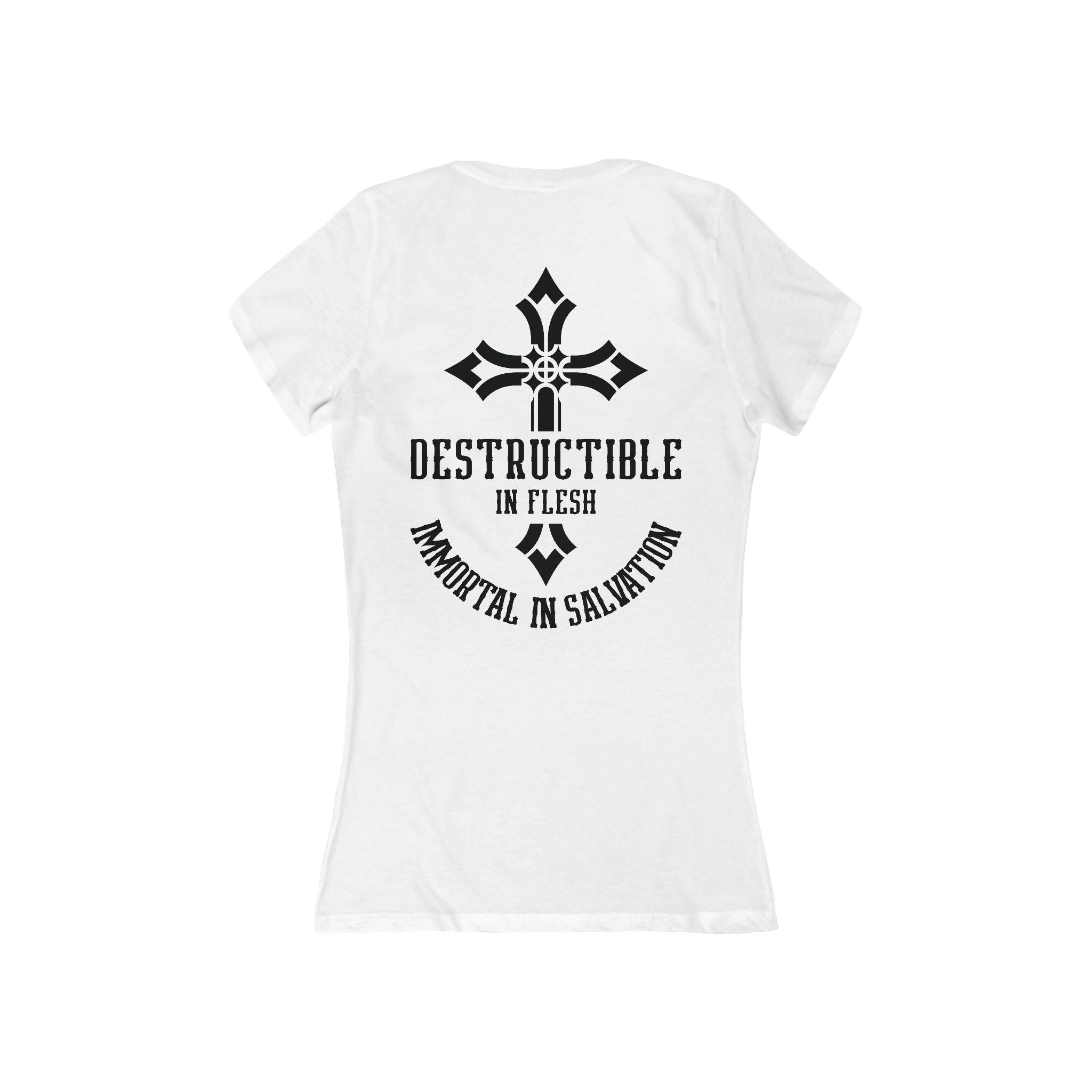 Immortal in Salvation - Women's Deep V-Neck Tee