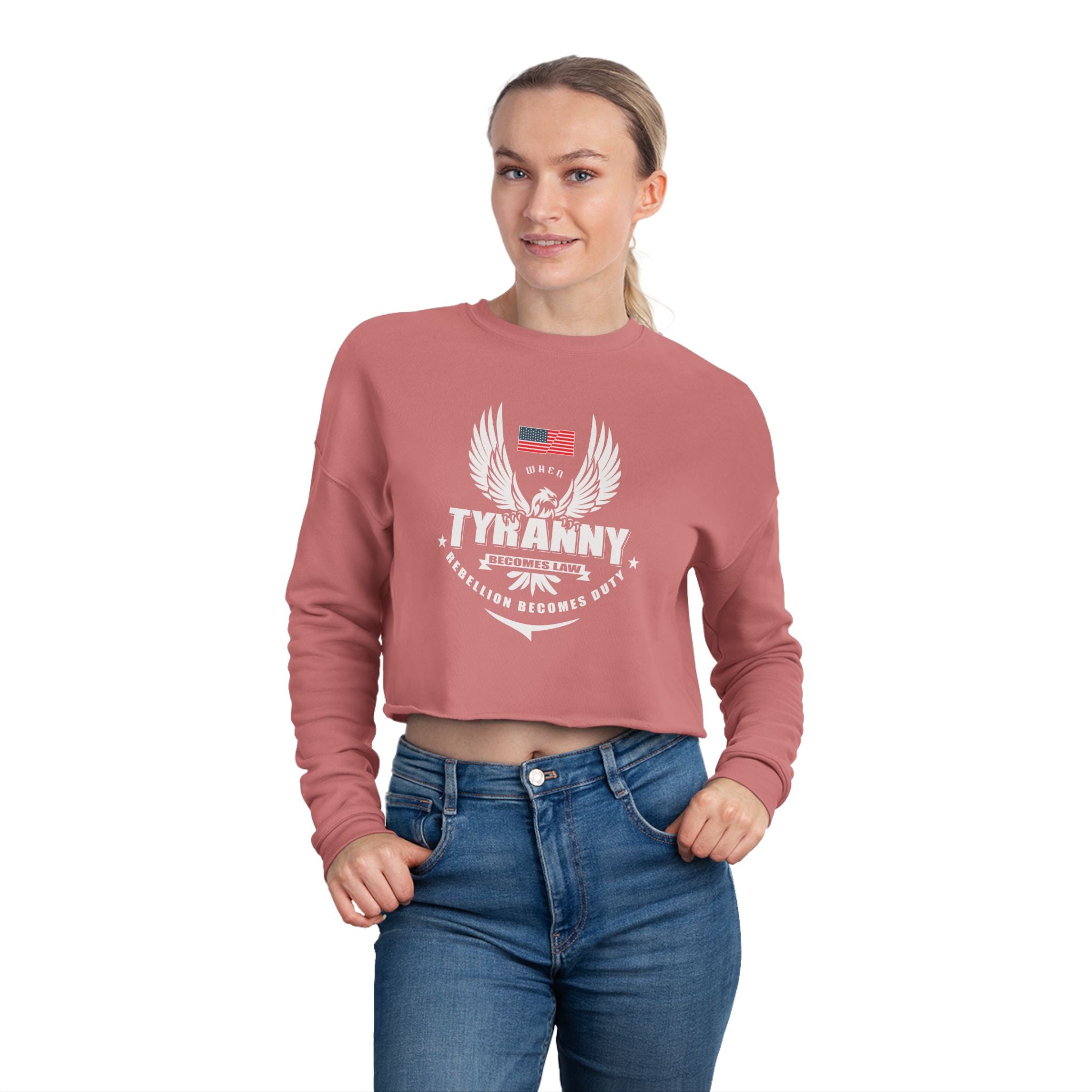 Rebellion Becomes Duty - Women's Crop Sweatshirt