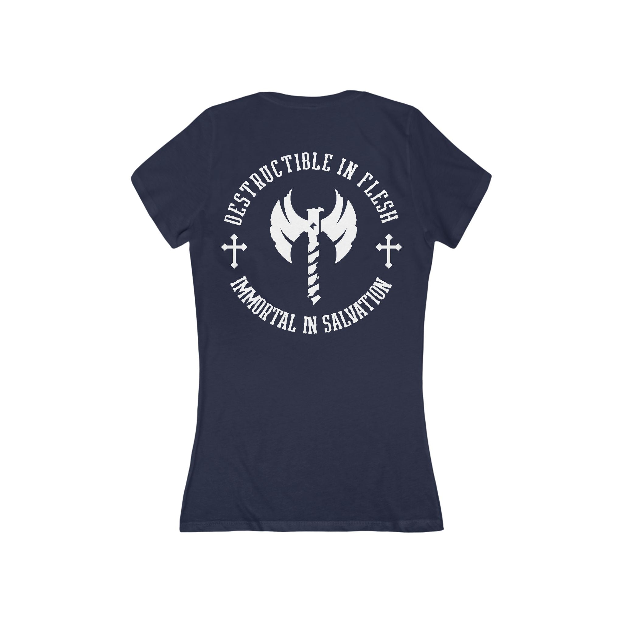 Immortal in Salvation - Women's Deep V-Neck Tee