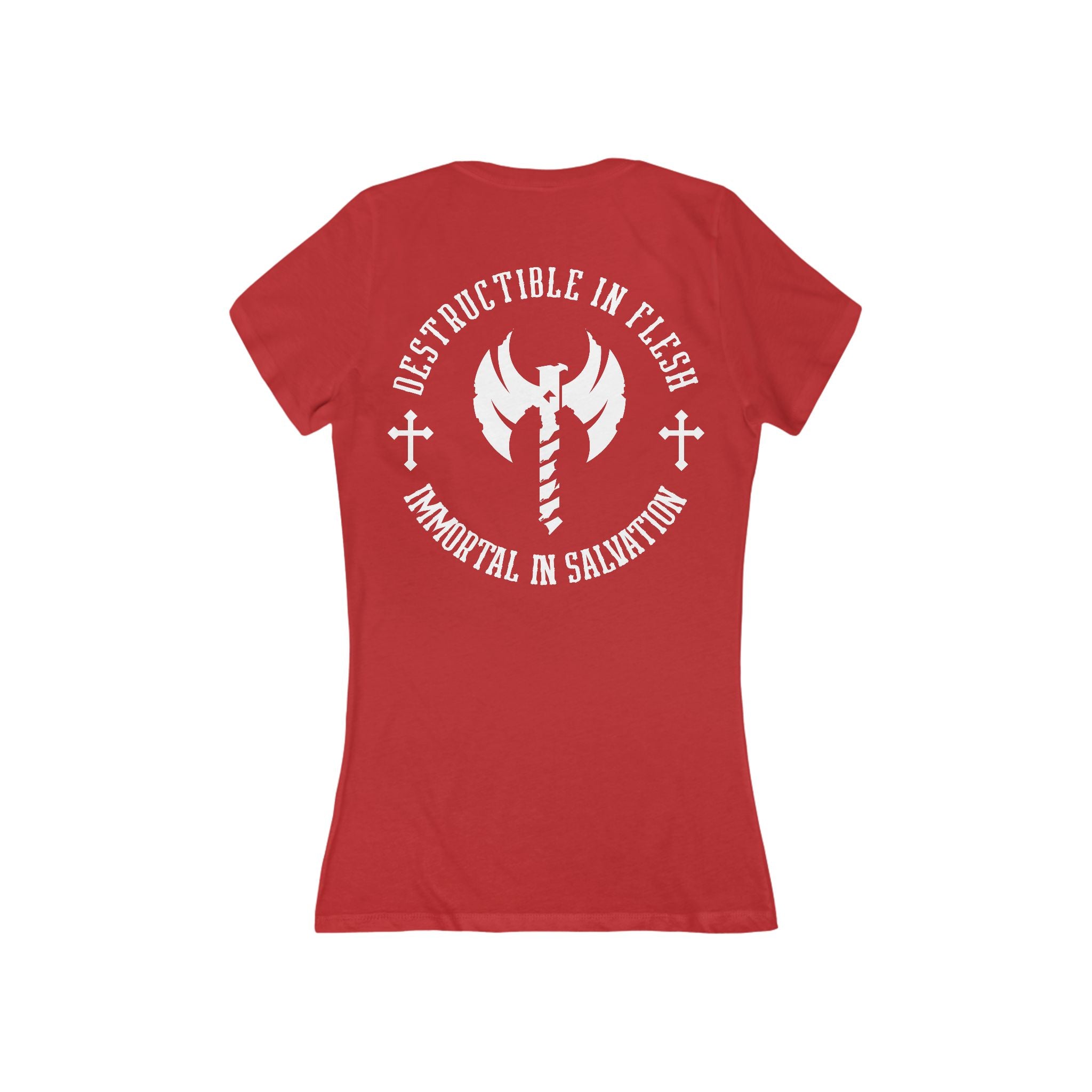 Immortal in Salvation - Women's Deep V-Neck Tee