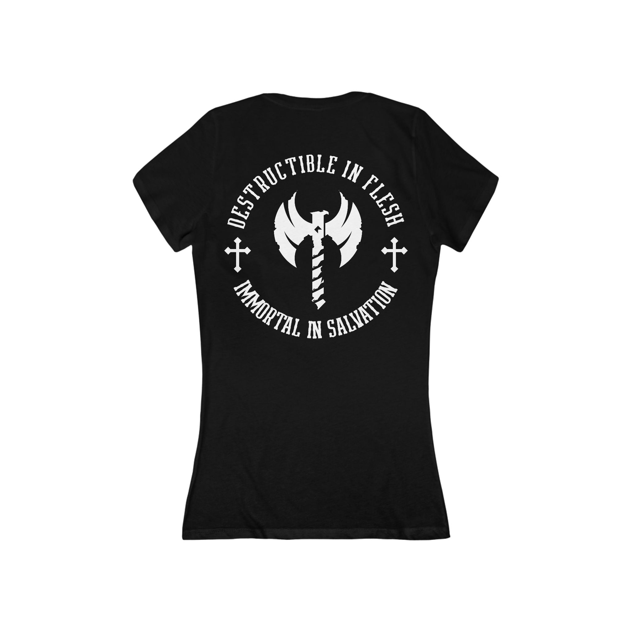 Immortal in Salvation - Women's Deep V-Neck Tee