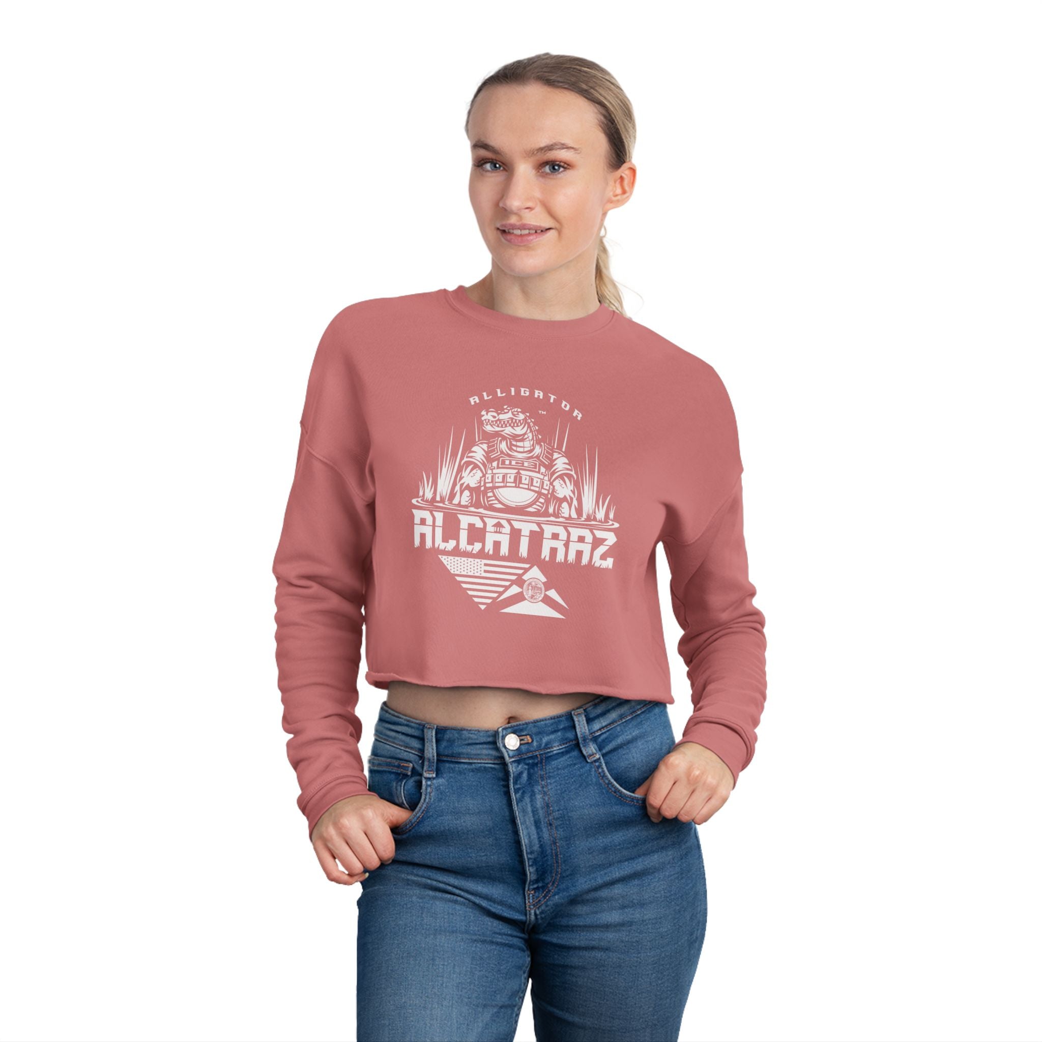 Alligator Alcatraz - Women's Crop Sweatshirt