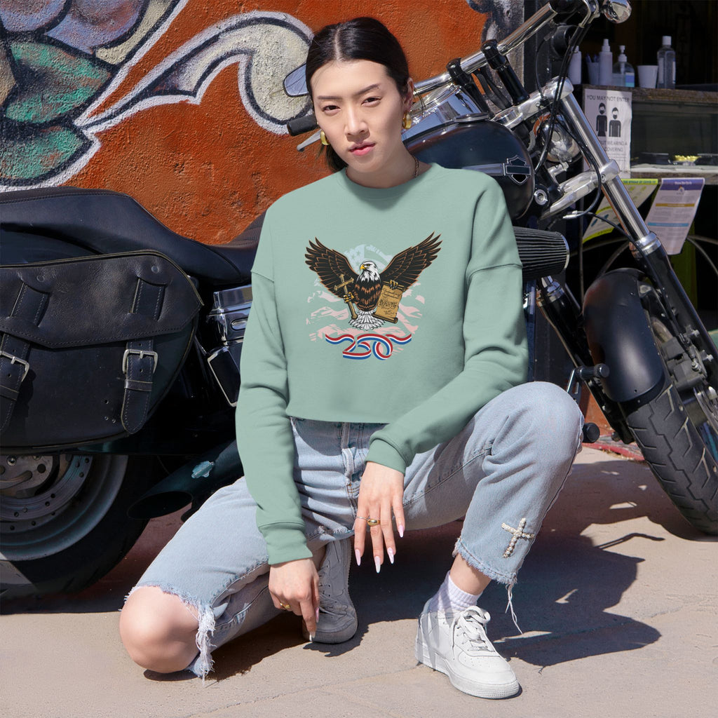 250 Eagle - Women's Crop Sweatshirt