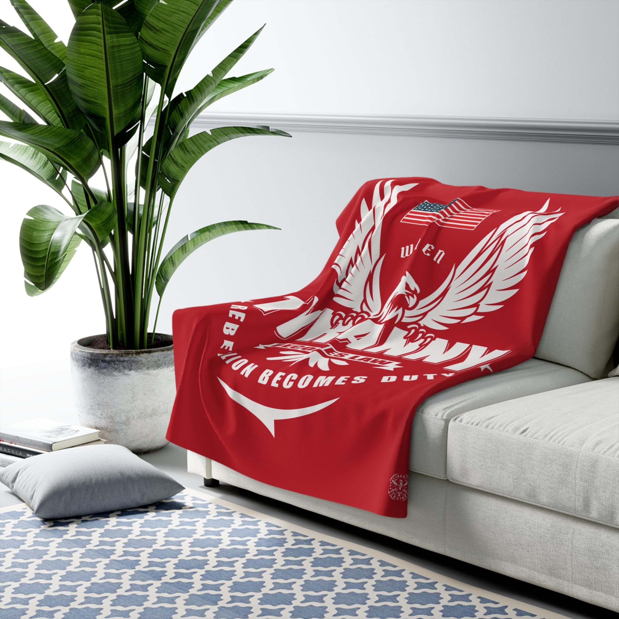 Rebellion Becomes Duty - Sherpa Fleece Blanket