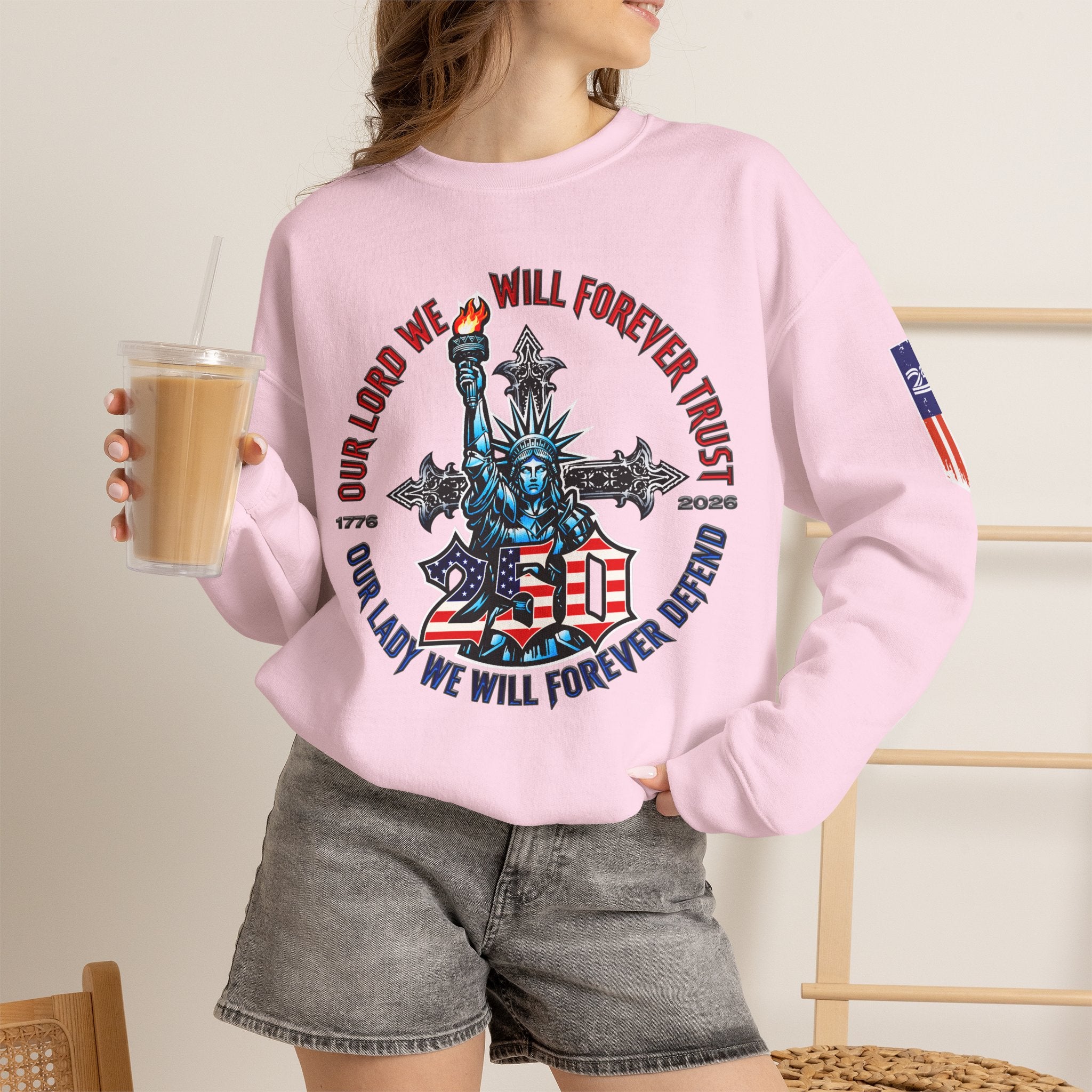 250 Liberty Cross - Crewneck Sweatshirt