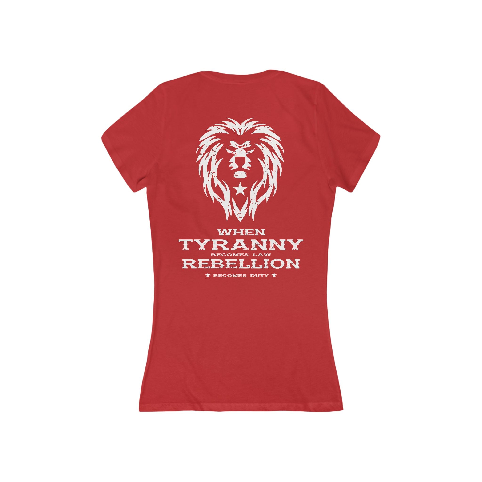 Rebellion Becomes Duty - Women's Deep V-Neck Tee