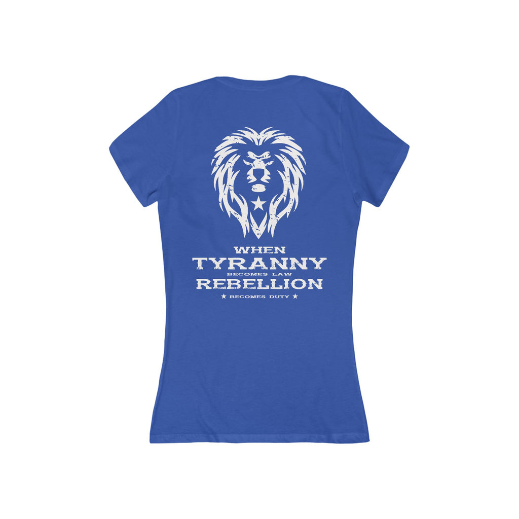 Rebellion Becomes Duty - Women's Deep V-Neck Tee