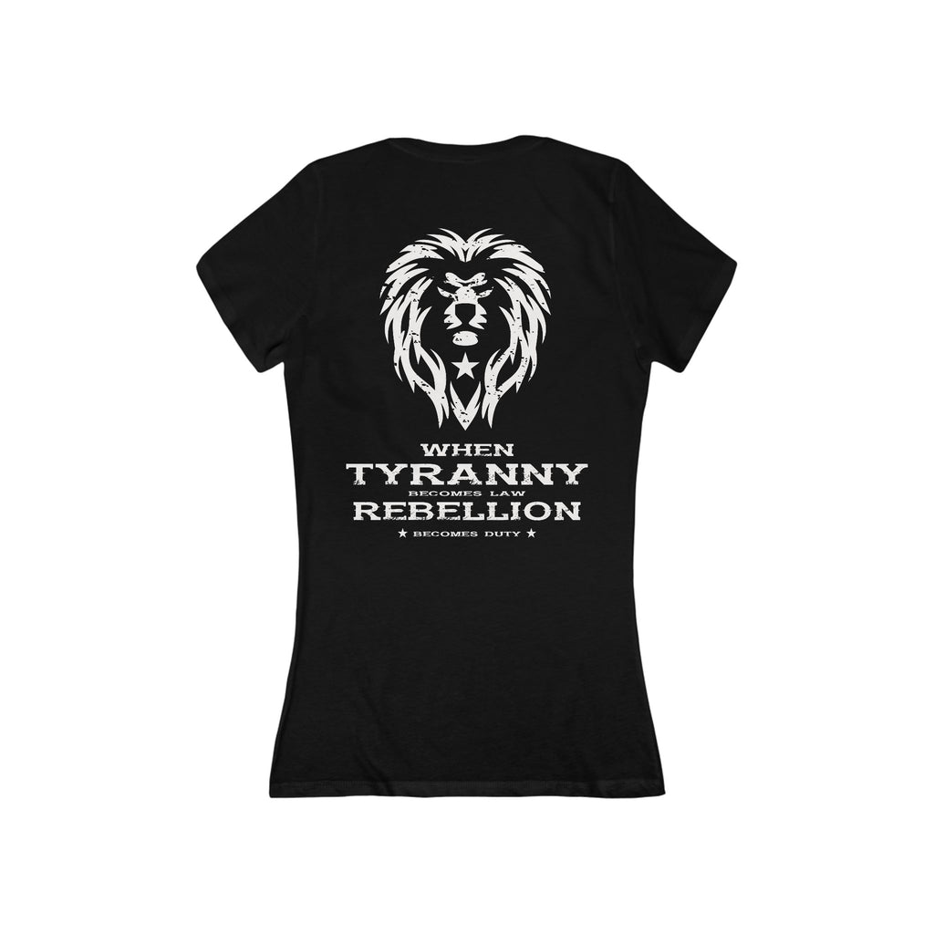 Rebellion Becomes Duty - Women's Deep V-Neck Tee