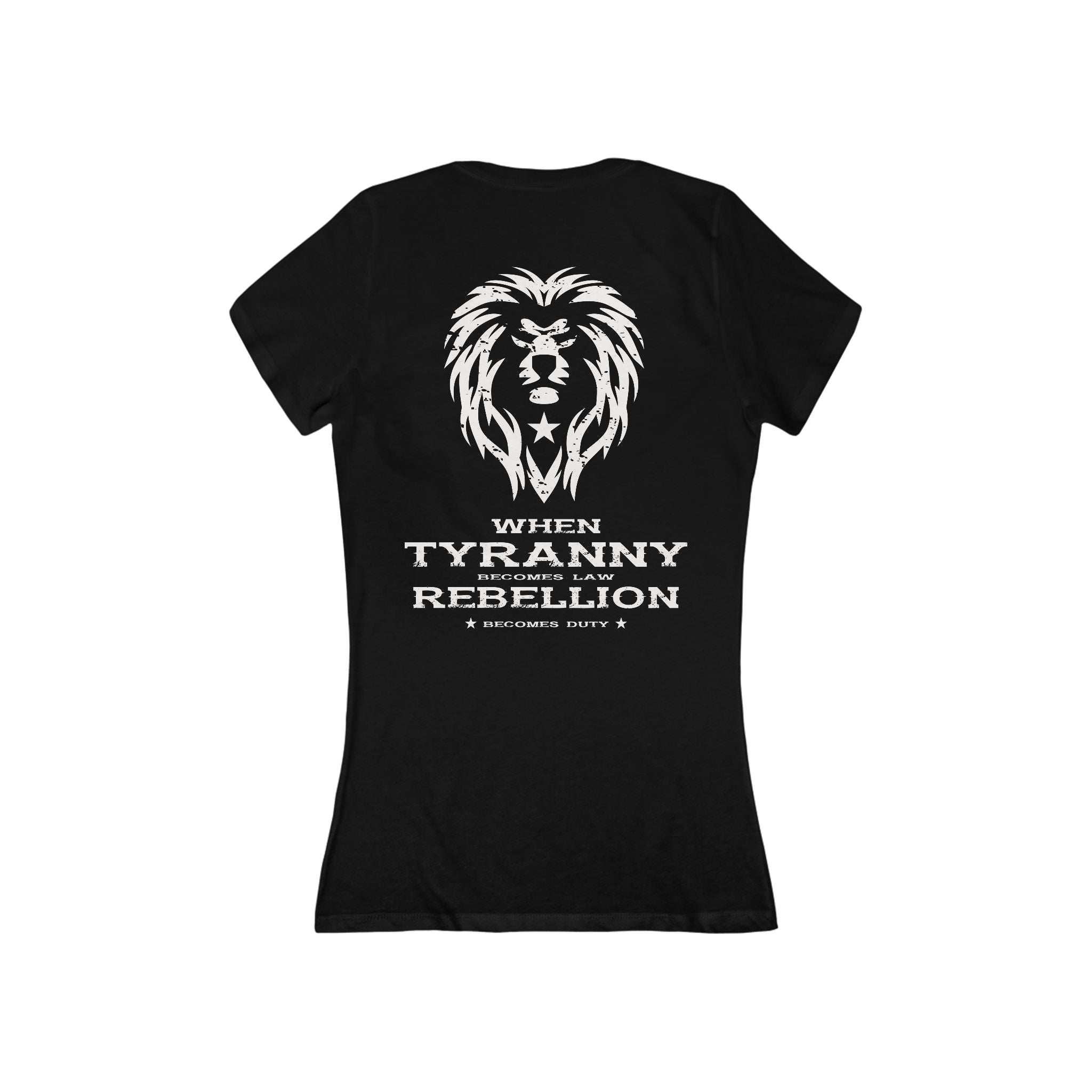 Rebellion Becomes Duty - Women's Deep V-Neck Tee
