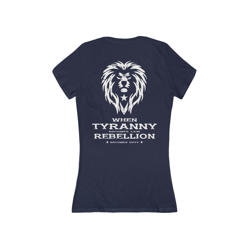 Rebellion Becomes Duty - Women's Deep V-Neck Tee