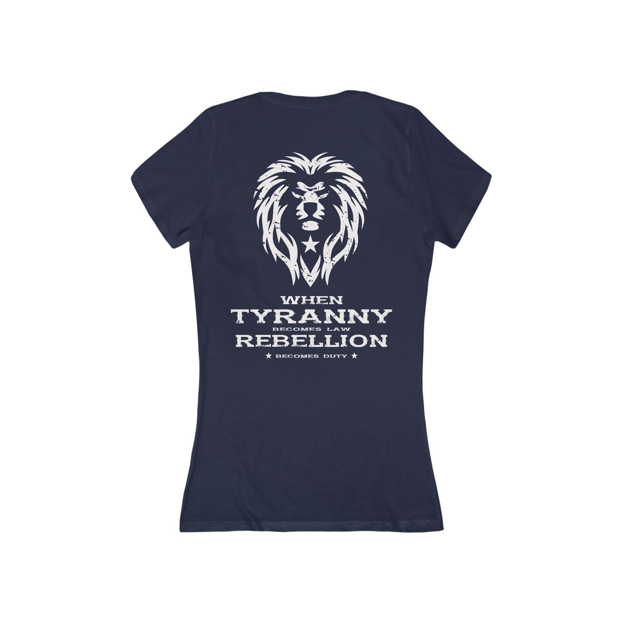 Rebellion Becomes Duty - Women's Deep V-Neck Tee