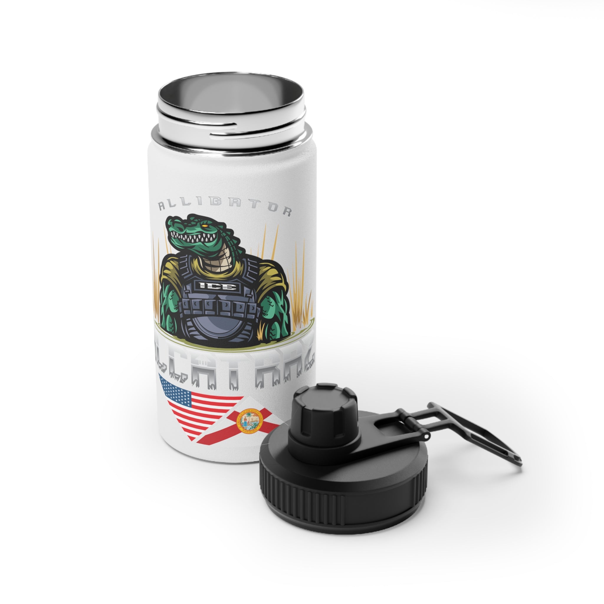Alligator Alcatraz - Stainless Steel Bottle